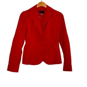 Moda International | Red Fitted Blazer | Size 4
